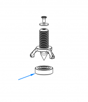 Подставка для шипа магнитная 800 Series D4 (MM11622)
