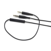 Кабель для наушников P5 с пультом управления, черный, ZZ27723